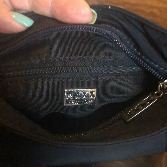 MAXX NEW YORK black nylon handbag - Picture 4 of 5
